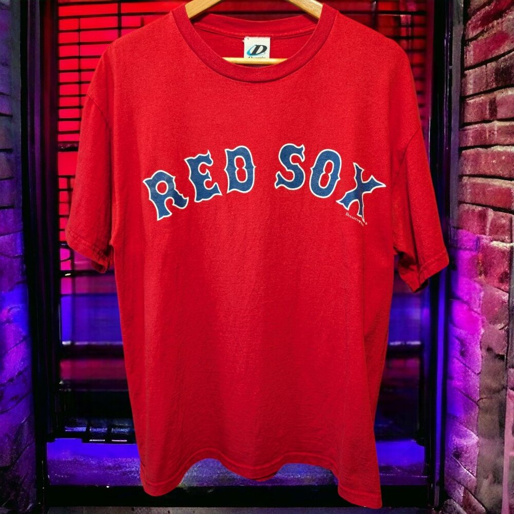 Boston Red Sox Baseball T-Shirt Dynasty Tag, Large